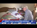 Elderly couple evicted from apartment