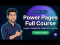 Microsoft Power Pages Full Course 2026 Pages Navigation Brand Kit Styling Part 1 of 6