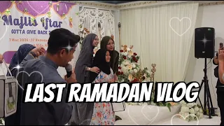 last ramadan vlog first time bawa yassir iftar perform inikan hari raya live