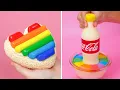Download Lagu 🌈 Tutorial Menghias Kue Pelangi Yang Mewah | Dekorasi Kue Cokelat Yang Lezat Untuk Pemula 🌈
