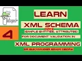 Lesson 4 XML Programming XML Schema Part 2