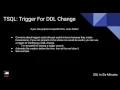 TSQL Create DDL Trigger For Tracking Schema Changes