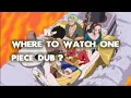 Where To Watch One Piece Dub ALL WAYS to DO IT