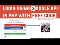 Login with Google Account Using PHP Source Code in 2020