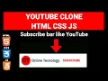 How to create a YouTube subscribe bar using HTML CSS and JS How to create a subscribe button