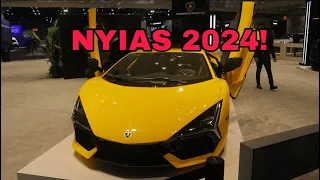 Download New York Auto Show 2024 - New Lamborghini Revuelto, Koenigsegg Gemera, \u0026 More! MP3