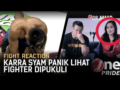Reaksi Rudy Gunawan dan Karra Pertandingan Yordan Hilapok vs Eperaim Ginting || One Pride MMA