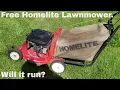 Will it run Homelite Lawnmower
