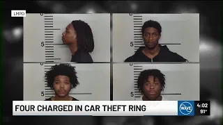 Louisville police arrest 4 men in organized theft and burglary ring