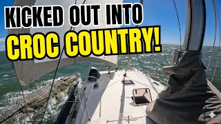 A Dinghy, A Chicken and A Croc Infested River