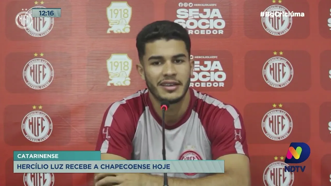 Hercílio Luz enfrenta a Chapecoense nesta quarta-feira pelo Campeonato Catarinense