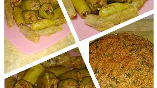 طريقة عمل ارز المحشي للمبتدئينll خلطة المحشي 