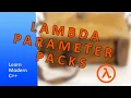 Lambda Pack Capture - Learn Modern C