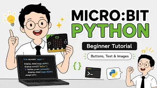 Micro Python for Beginners Buttons Text Images