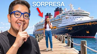 SORPRENDÍ A MI NOVIA LLEVANDOLA A UN CRUCERO DE DISNEY POR ALASKA!