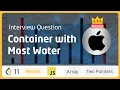 Container with Most Water - Leetcode 11