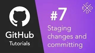 Git and GitHub Tutorials - Staging Changes and Making you First Commit