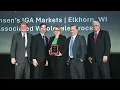 2025 IGA USA Retailers of the Year Nick Greg and Kari Hansen of Hansen s IGA Markets