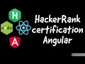 Hacker Rank Angular Certification Basics