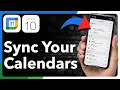 How To Sync Google Calendar With Apple Calendar