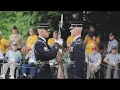 US Army Honor Guard Rifle Inspection with close-up EXCLUSIVE
