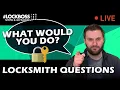 Download Lagu What would you do? Locksmithing Questions | #Lockboss Show \u0026 Giveaway