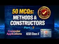 50 MCQs on Methods Constructors Part-2 Java MCQ