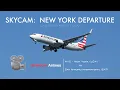 SKYCAM DEPARTURE from NEW YORK S LA GUARDIA AIRPORT LGA to SAN ANTONIO Texas SAT