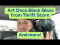 I Found Art Deco Black Glass Again