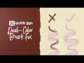 Dual-Color Brush Fix in PROCREATE