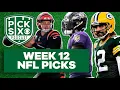 NFL WEEK 12 PICKS AGAINST THE SPREAD FOR EVERY GAME BEST BETS PREDICTIONS S