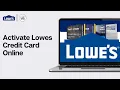 How To Activate Lowes Credit Card Online 2024