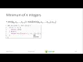 16 Recursive Minimum