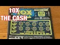 10X The Cash Tickets California Lottery Scratchers