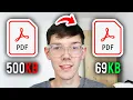 How To Compress PDF File Size - Free Easy