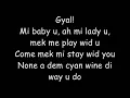 Vybz Kartel - MI BABY Lyrics ( SUMMER SCHEME RIDDIM) 2011