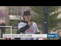 Iowa State s Rocco Becht hosts football camp in Ames