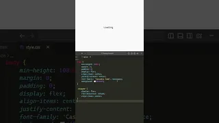 CSS Spinner Loader Animation Tutorial Smooth Loading Effect