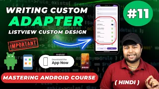 Custom Design in Spinner ListView Writing Custom Adaptor Mastering Android Series