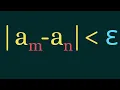Real Analysis Cauchy Sequences