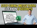 Stop Fixing Messy Data Manually Clean Text in Excel Google Sheets in 5 Seconds