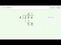 Long Division Problem Step-by-Step Solution
