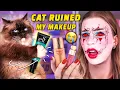 Download Lagu I Let My CAT Control My MAKEUP 