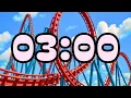 3 Minutes Rollercoaster Countdown Timer for Classroom Quiz - Cute Timers