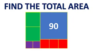 A Colored Squares Math Competition Puzzle