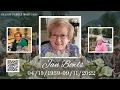 Jan Bowls Graveside Dedicatory Prayer