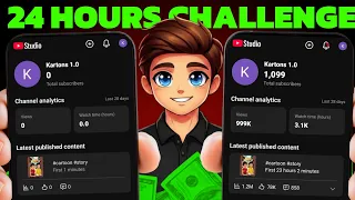 24 hours challenge unbelievable result how to viral youtube shorts channel from 0 subscribers