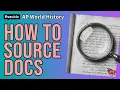 AP World History - How to Source Documents HIPP Method