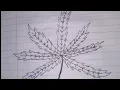 How To Draw A Marijuana Leaf