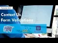 Form validation in PHP Contact Us Form